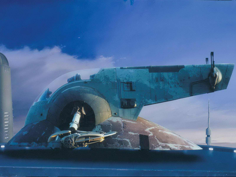 Illustration for article titled AsĂ se hicieron los matte paintings de la primera trilogĂa de Star Wars